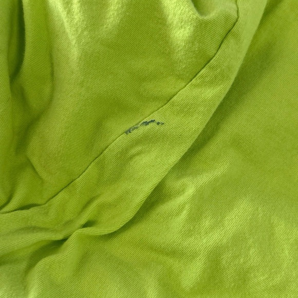 Tik Tok‎ Branded Promo Logo Longsleeve Tee Shirt Size Large Lime Neon Green - Picture 5 of 7